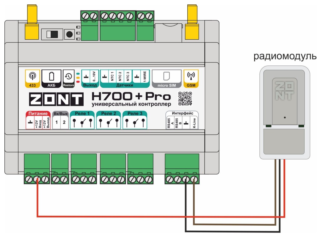 Zont h подключения. Радиомодуль Zont мл-590. Схема подключения мл-590 к Zont h-1v. Универсальный контроллер Zont h2000+Pro. Контроллер Zont h700+ Pro.