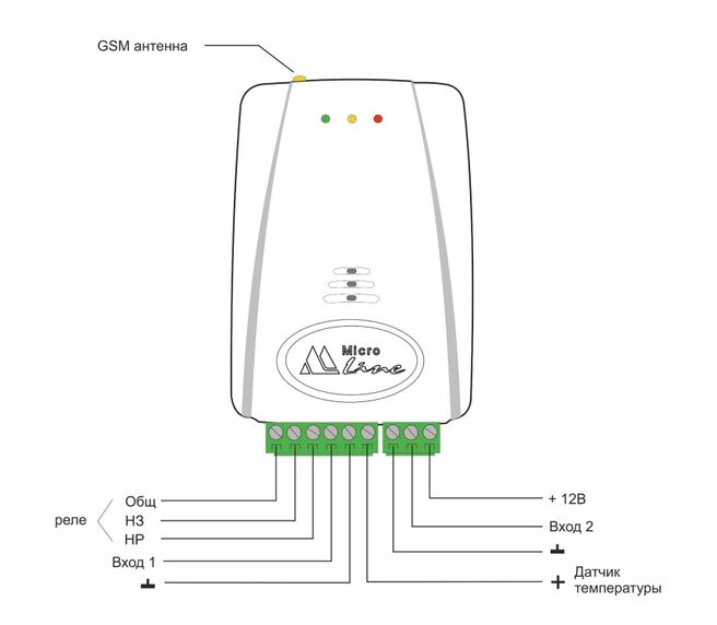 Блок дистанционного управления котлом GSM-Climate ZONT H-1V