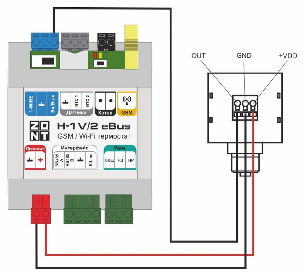 Подключение датчика давления к zont Инструкция по эксплуатации ZONT H-1V/2 eBus - Библиотека Микро Лайн