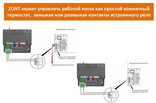 Релейное управление котлом